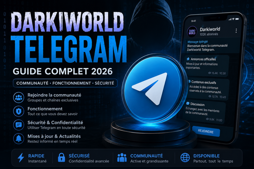 Darkiworld Telegram : Tout Comprendre sur la Communauté, Son Fonctionnement et Son Popularité en 2026