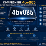 Comprendre 4bv085 : Guide Complet, Utilisations, Importance et Bonnes Pratiques